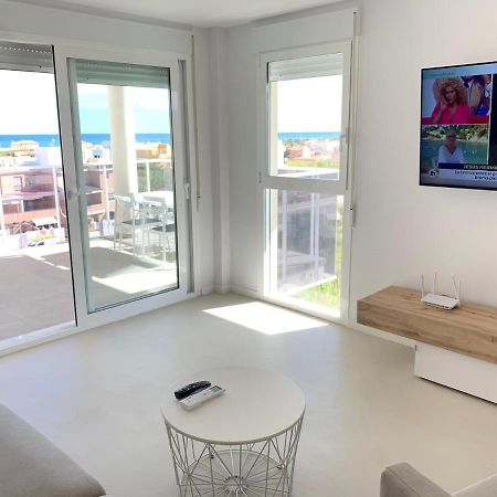 Beautiful Apartment With Pool Near The Beach Oliva Bagian luar foto
