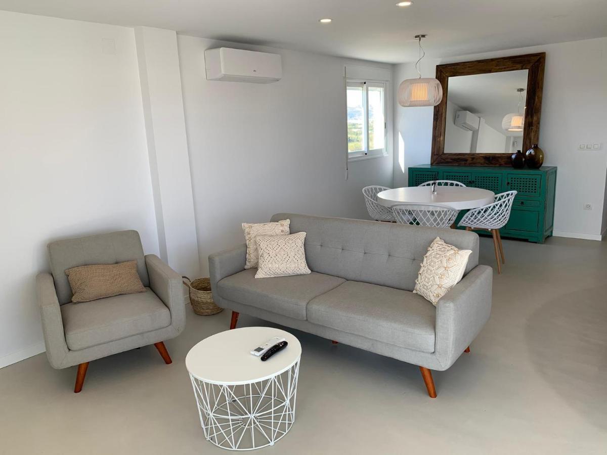 Beautiful Apartment With Pool Near The Beach Oliva Bagian luar foto