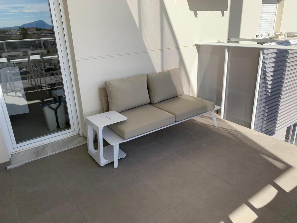 Beautiful Apartment With Pool Near The Beach Oliva Bagian luar foto