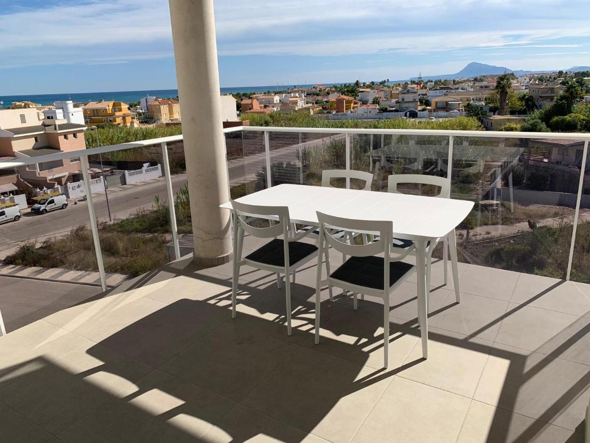 Beautiful Apartment With Pool Near The Beach Oliva Bagian luar foto