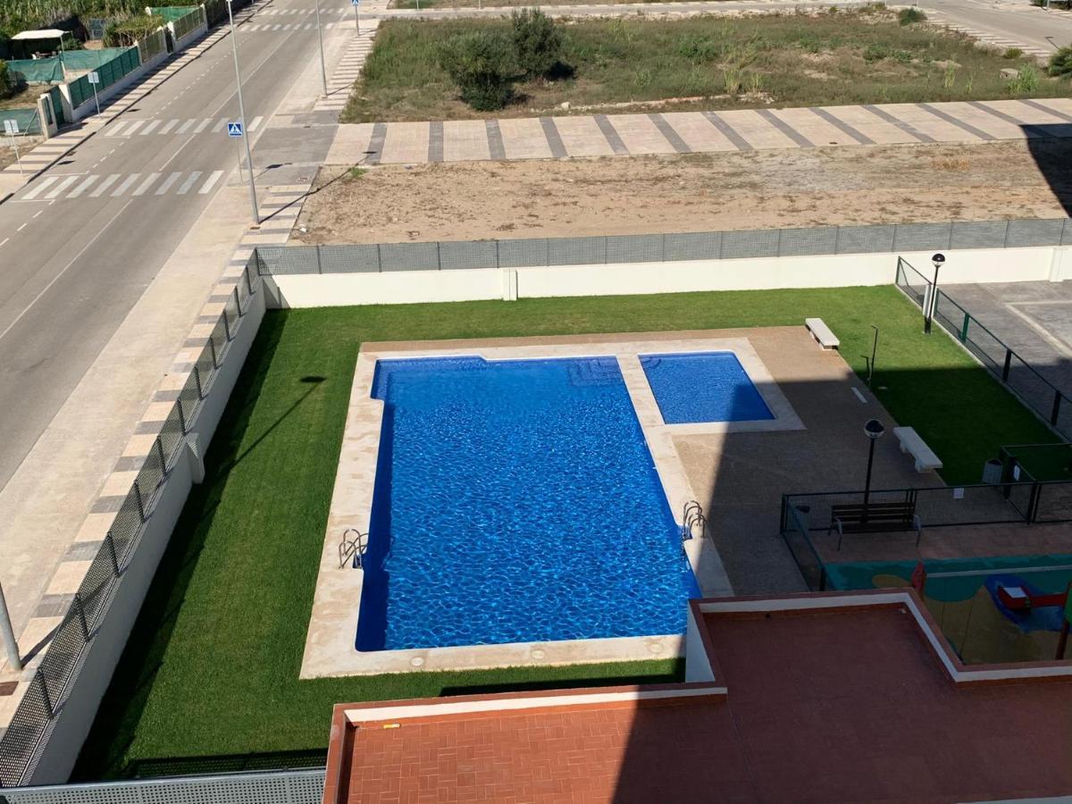 Beautiful Apartment With Pool Near The Beach Oliva Bagian luar foto