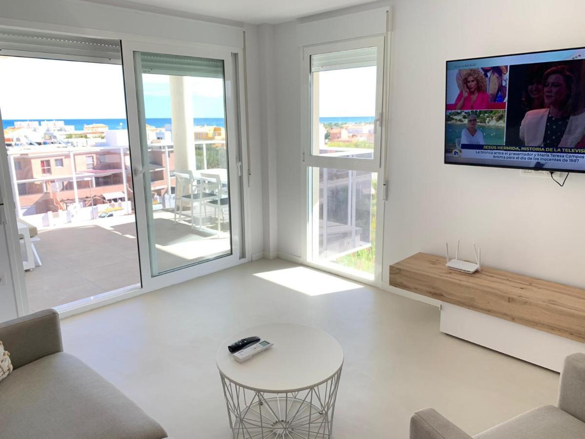 Beautiful Apartment With Pool Near The Beach Oliva Bagian luar foto
