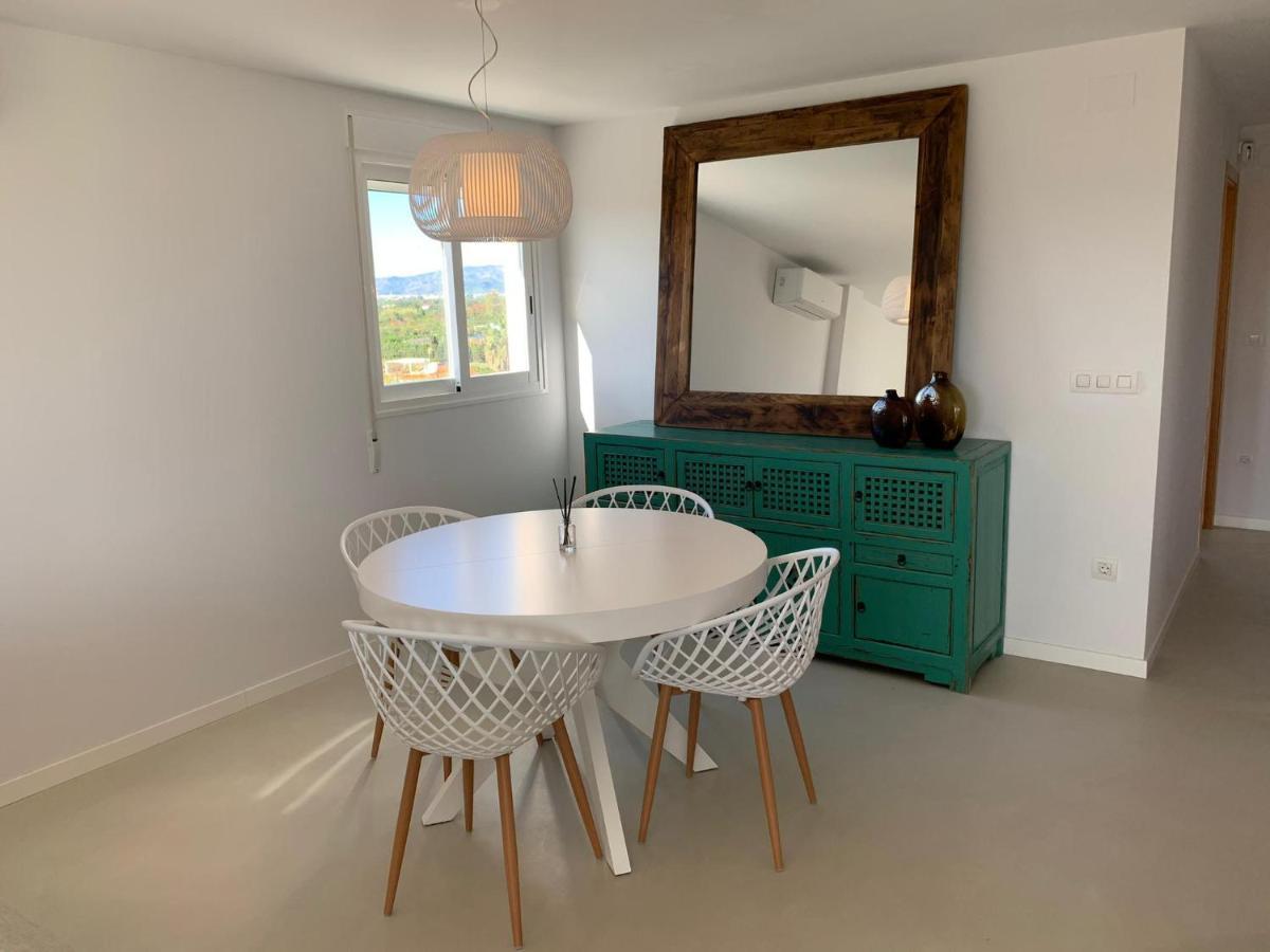 Beautiful Apartment With Pool Near The Beach Oliva Bagian luar foto