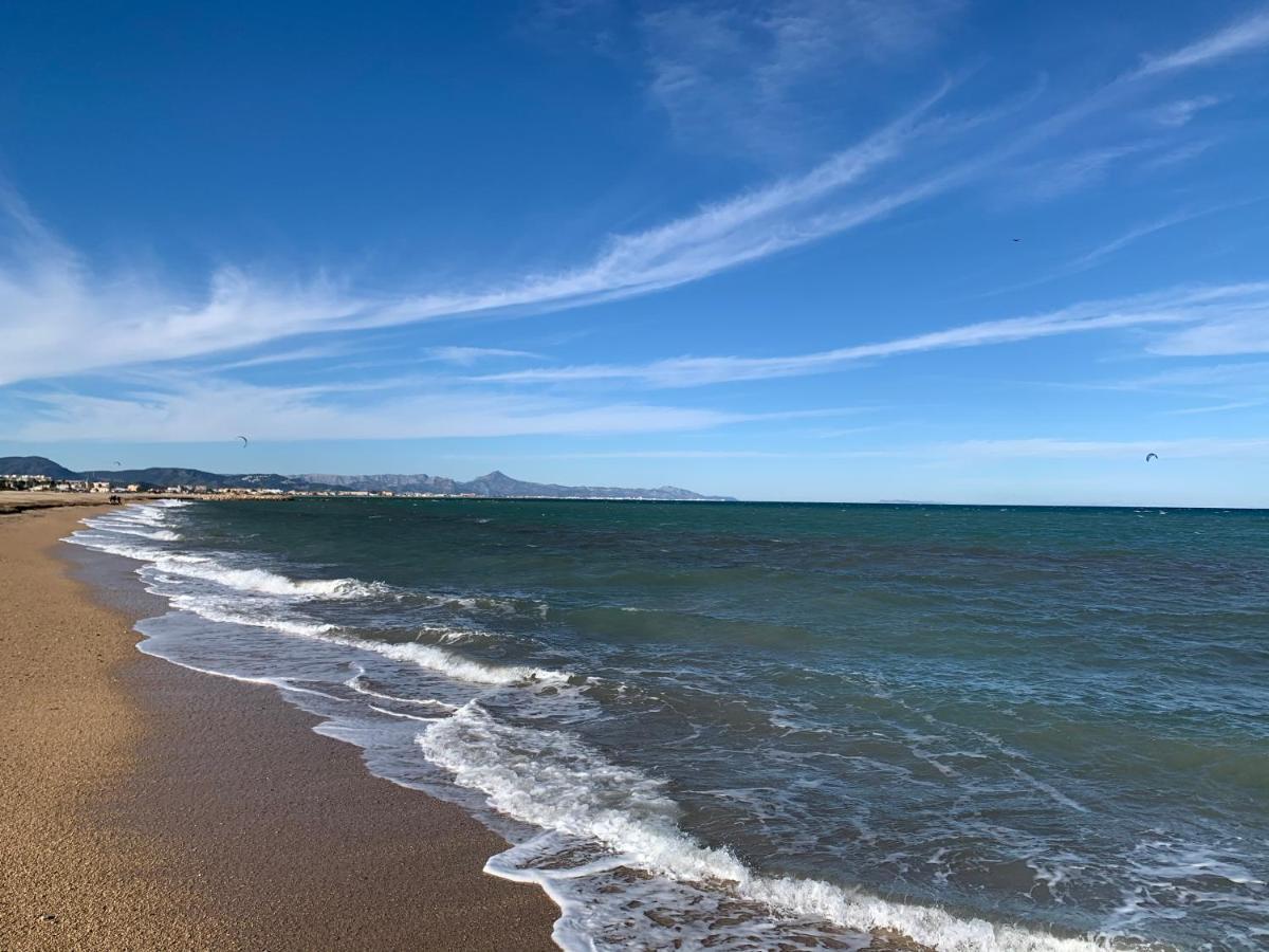 Beautiful Apartment With Pool Near The Beach Oliva Bagian luar foto
