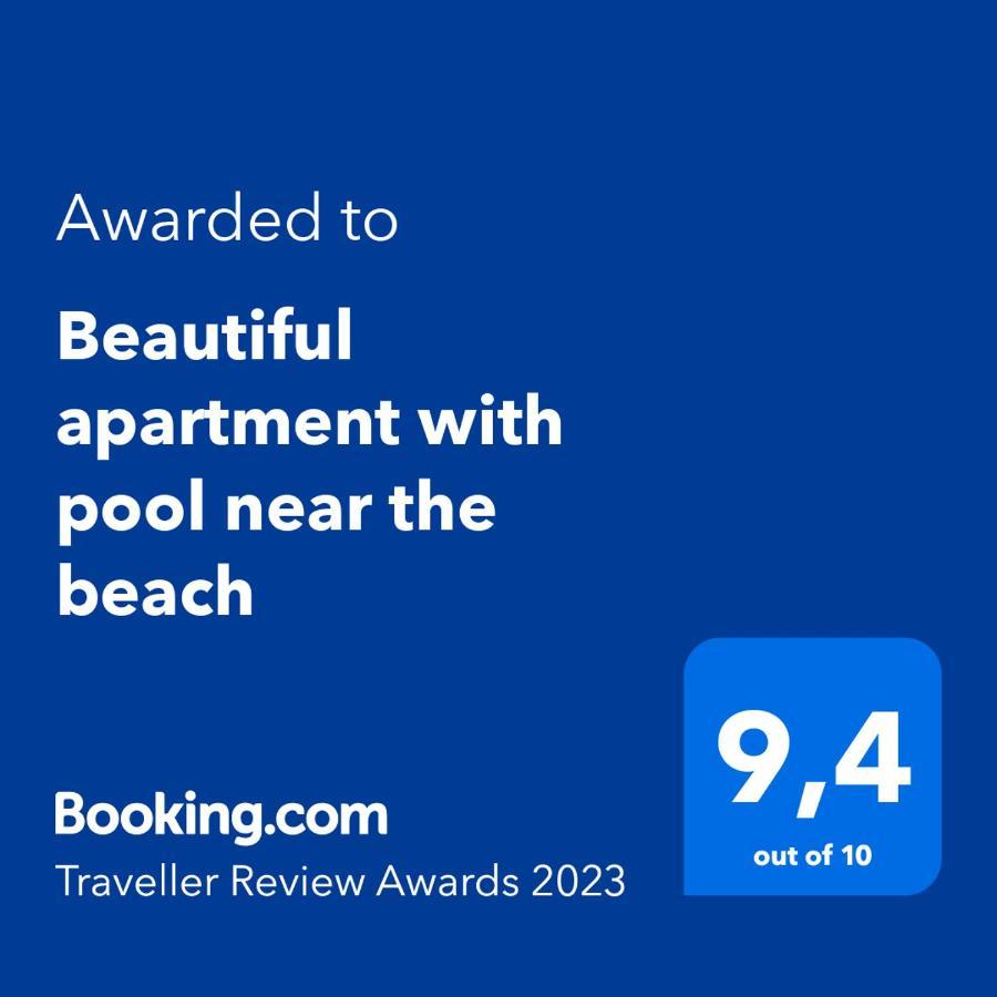 Beautiful Apartment With Pool Near The Beach Oliva Bagian luar foto